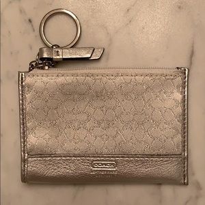 Authentic Coach Card Case, Key Ring